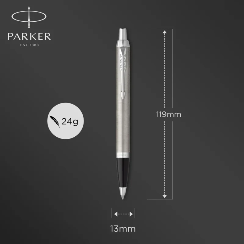 Parker royal im essential golyóstoll rozsdamentes acél, ezüst klipsz 2143631