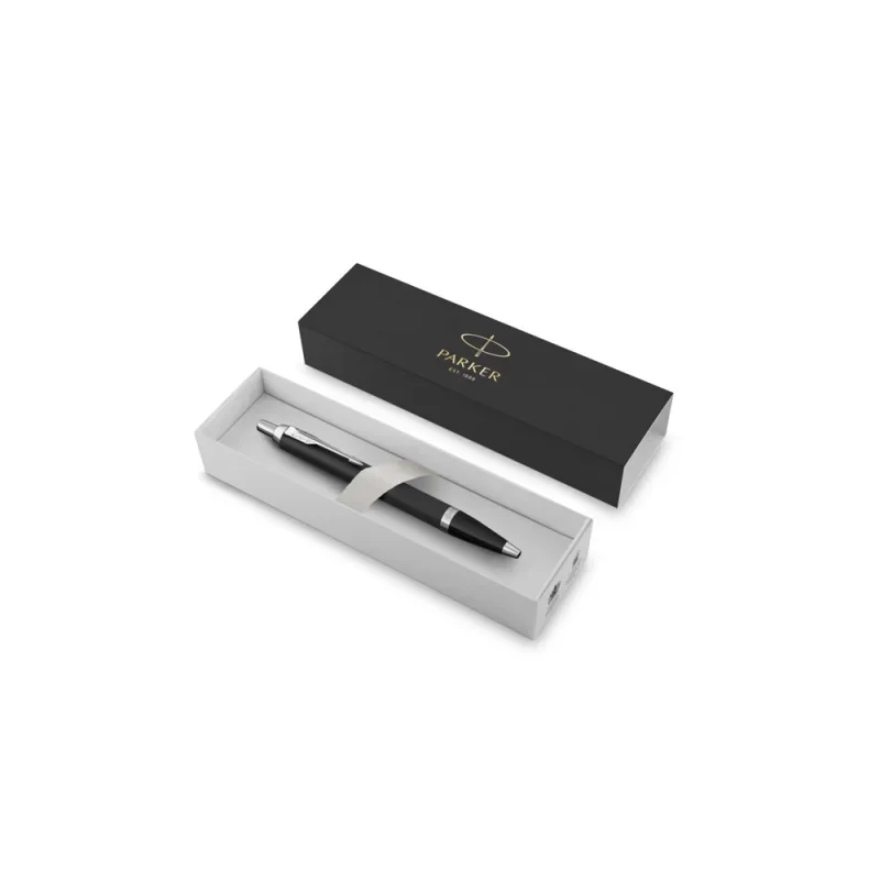 Parker royal im essential golyóstoll matt fekete, ezüst klipsz 2143632