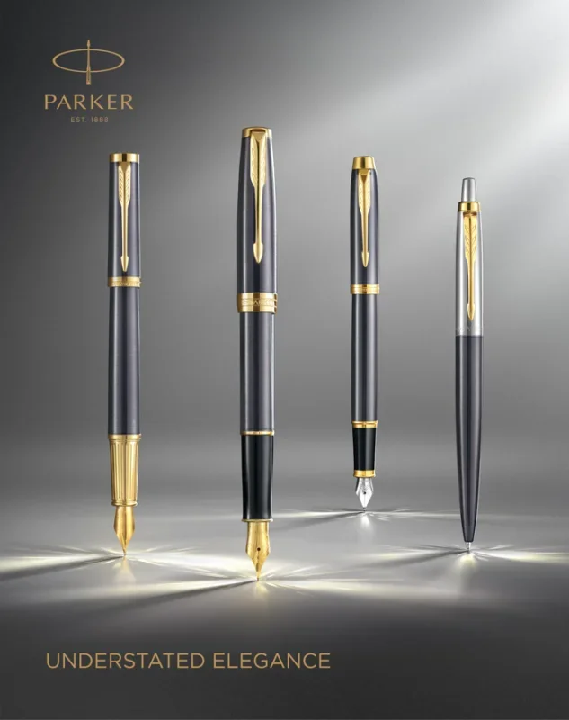 Parker Royal Ingenuity GREY Golyóstoll szürke, Arany klipsz 2213728