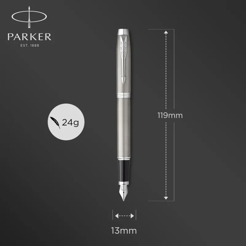 Parker royal im essential töltőtoll rozsdamentes acél, ezüst klipsz 2143635