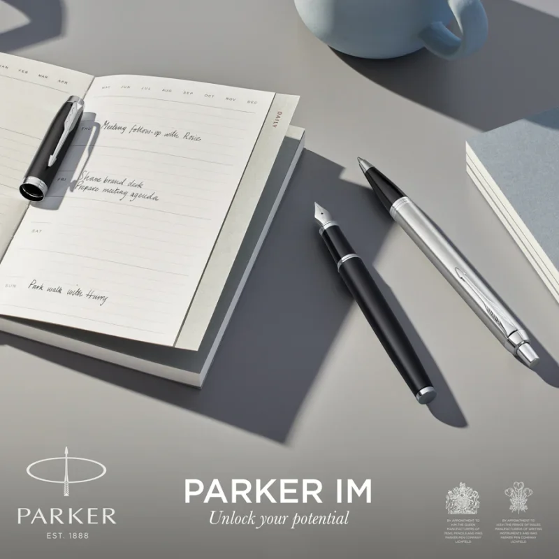 Parker royal im essential töltőtoll rozsdamentes acél, ezüst klipsz 2143635