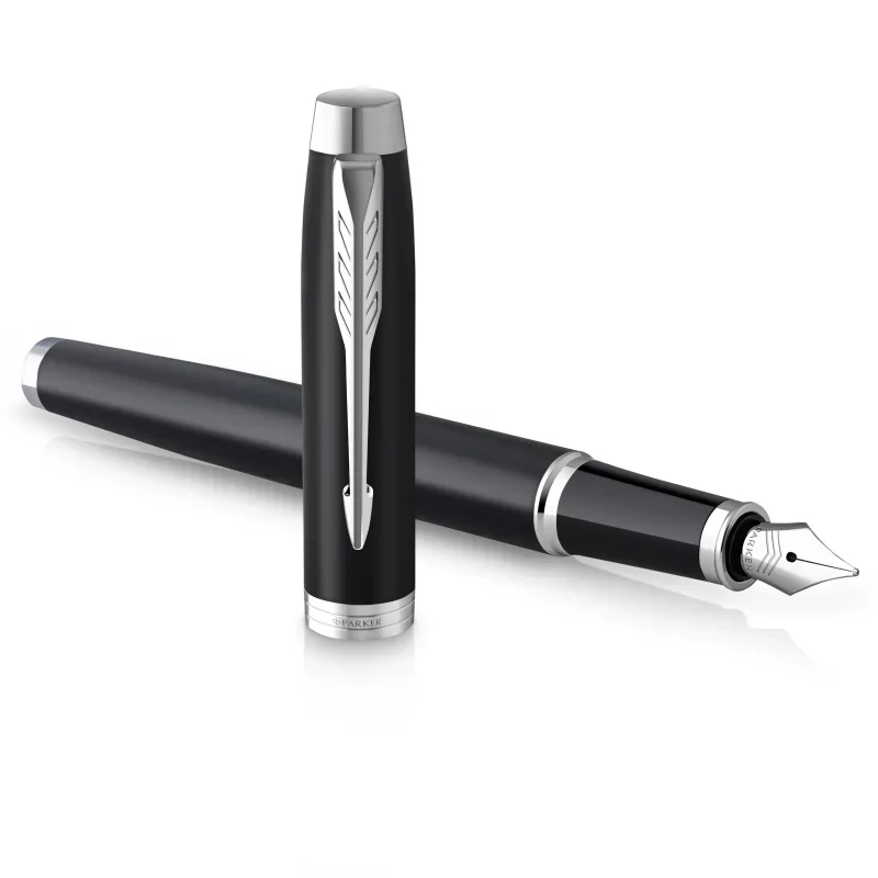 Parker royal im essential töltőtoll matt fekete, ezüst klipsz 2143637