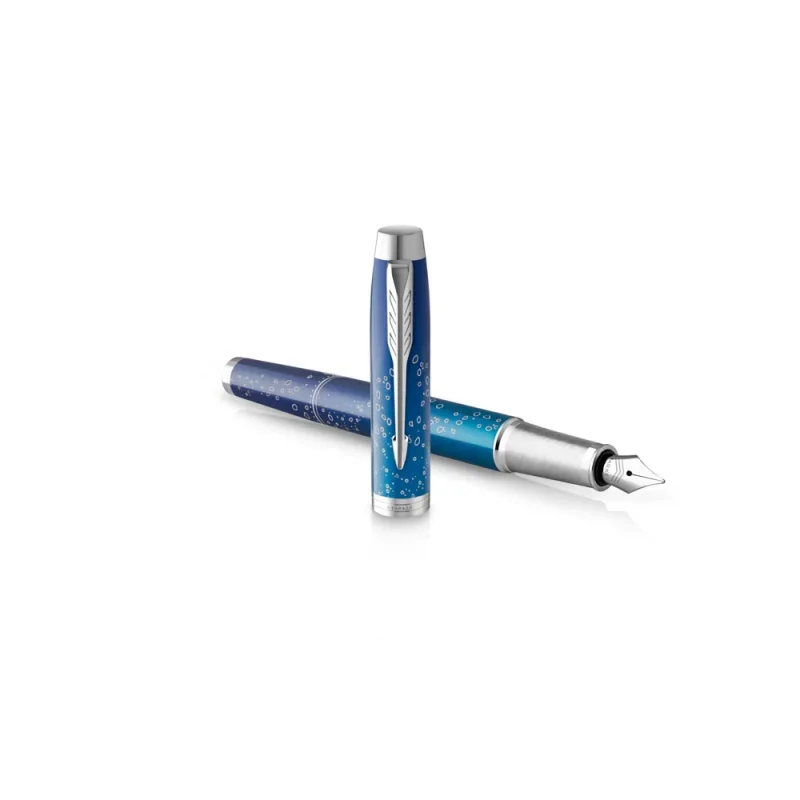 Parker royal im premium töltőtoll kék the last frontier submerge cizellált, ezüst klipsz 2152859