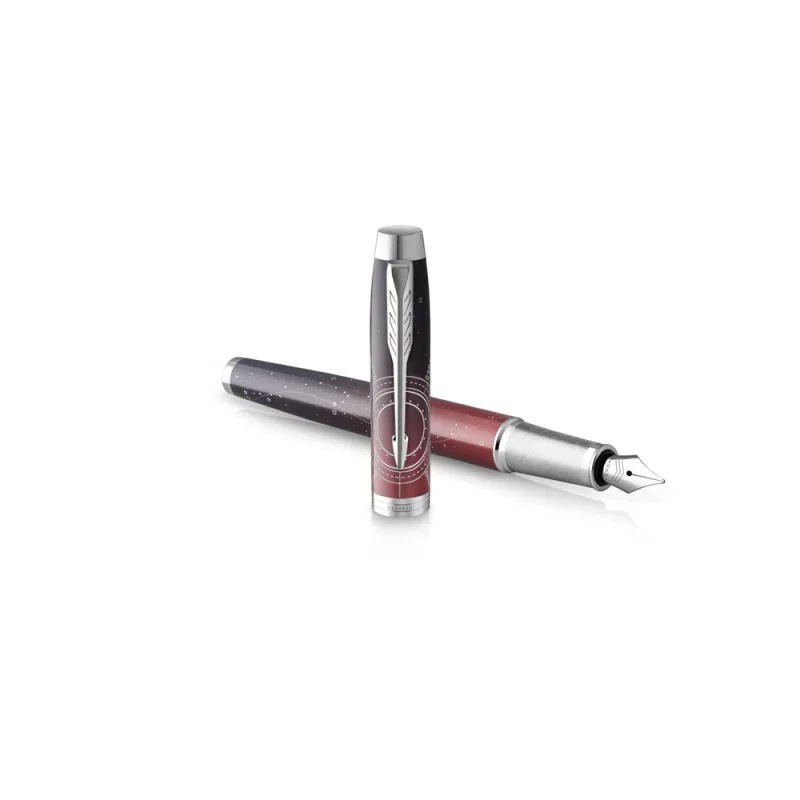 Parker royal im premium töltőtoll piros the last frontier portal cizellált, ezüst klipsz 2152996