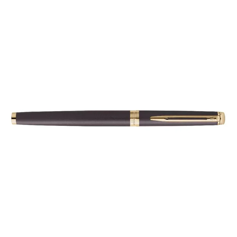 WATERMAN HEMISPHERE UNDERSTATED EDITION Töltőtoll LÁVA FEKETE, Arany klipsz