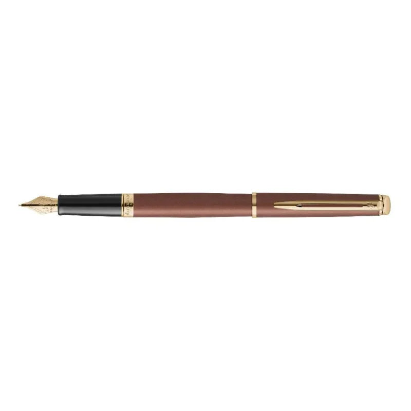 WATERMAN HEMISPHERE UNDERSTATED EDITION Töltőtoll RÉZ VÖRÖS, Arany klipsz