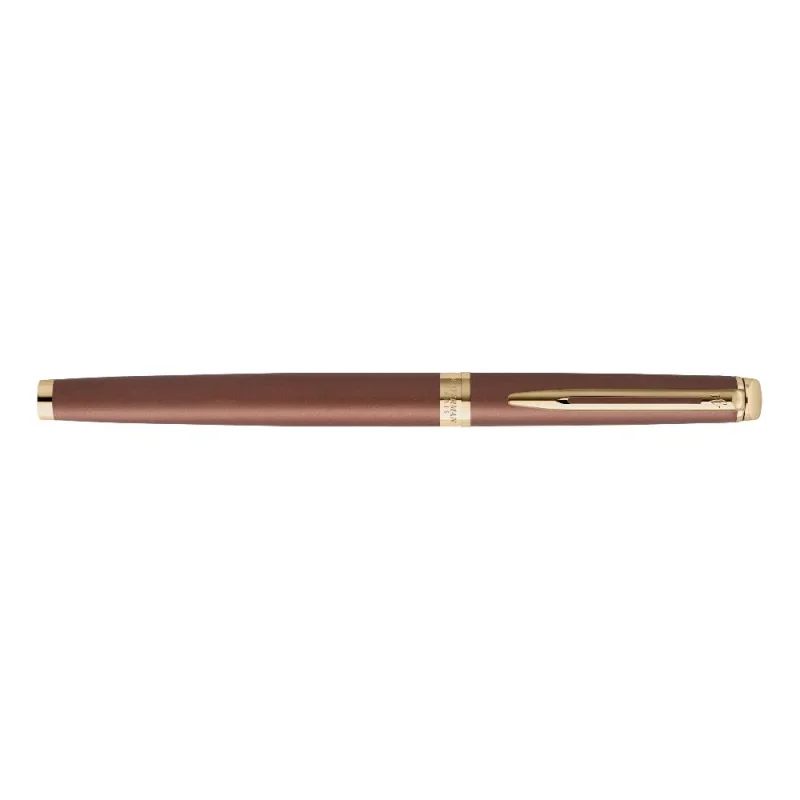 WATERMAN HEMISPHERE UNDERSTATED EDITION Töltőtoll RÉZ VÖRÖS, Arany klipsz