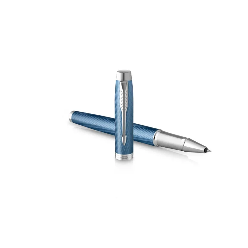 Parker Royal I.M. Premium Rollertoll Kékes-Szürke Cizellált, Ezüst klipsz 2143648