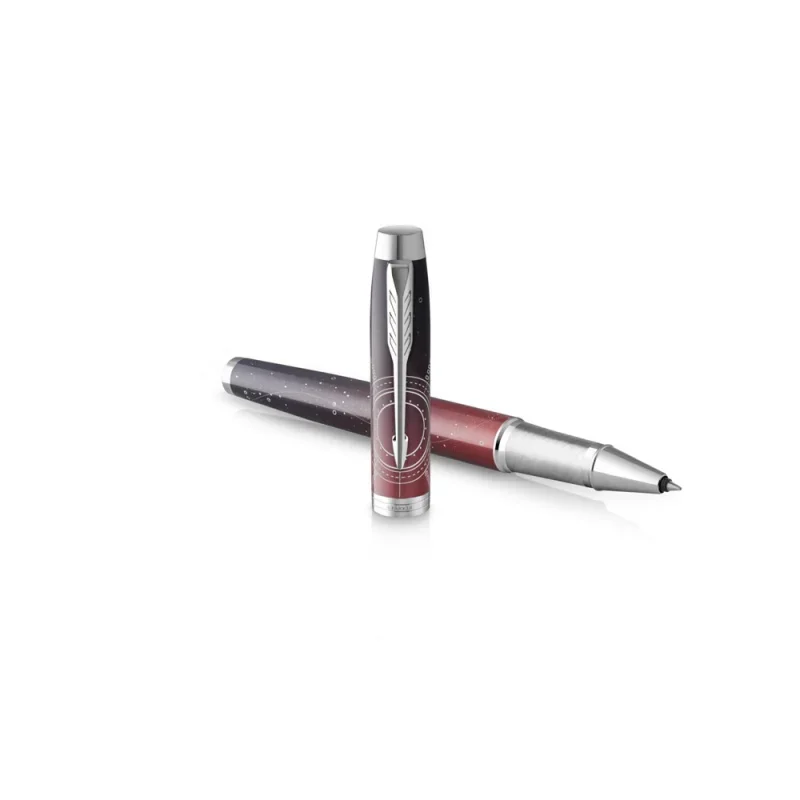 Parker Royal I.M. Premium Rollertoll Piros THE LAST FRONTIER PORTAL Cizellált, Ezüst klipsz 2152997