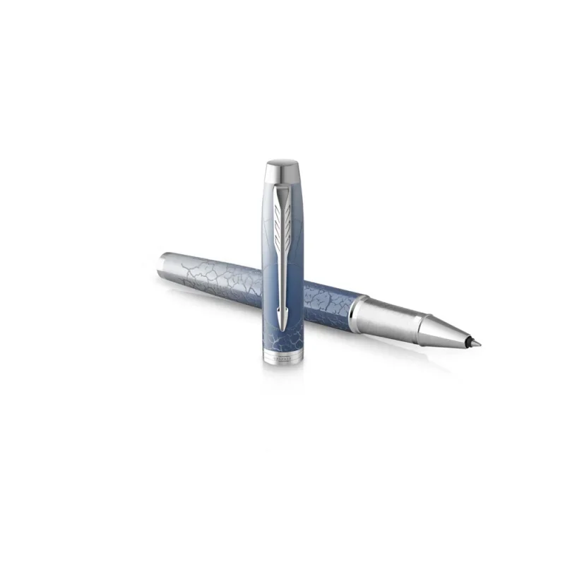 Parker Royal I.M. Premium Rollertoll Kék-Szürke THE LAST FRONTIER POLAR Cizellált, Ezüst klipsz 2153004