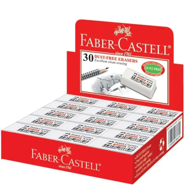 Faber-Castell Vinyl radír fehér celofános