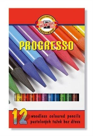 Koh-i-noor 8756 progresso/12 famentes színes ceruza hengeres (7.6mm)