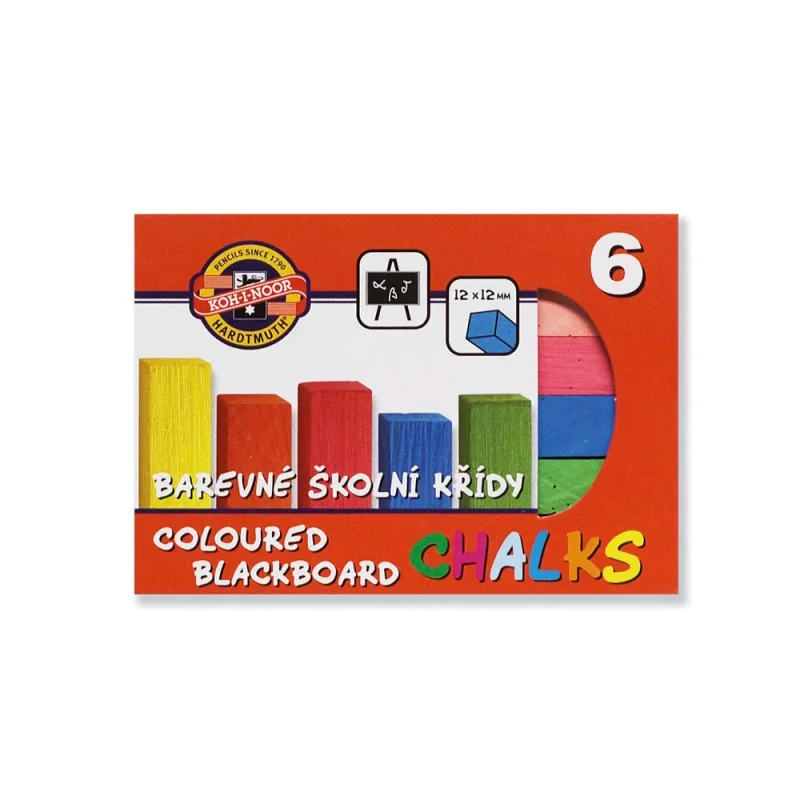 Koh-i-noor 112510 színes járdakréta/6