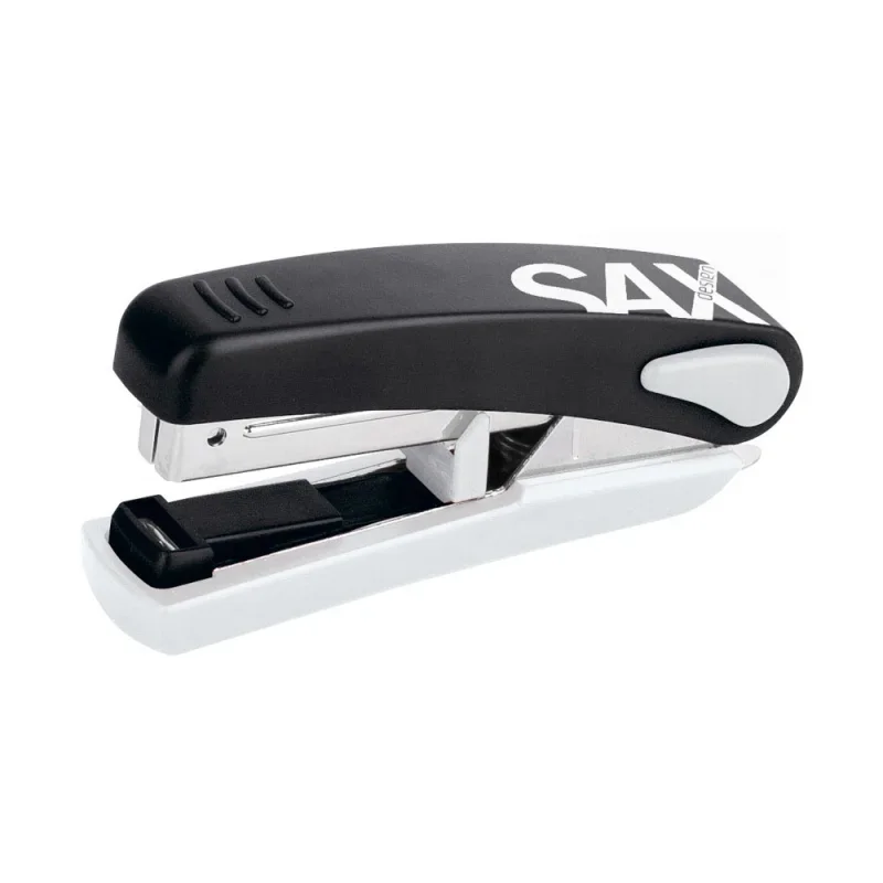 Sax 519 design fűzőgép fekete flat clinch (lapos fűzés) 20 lapos no.10