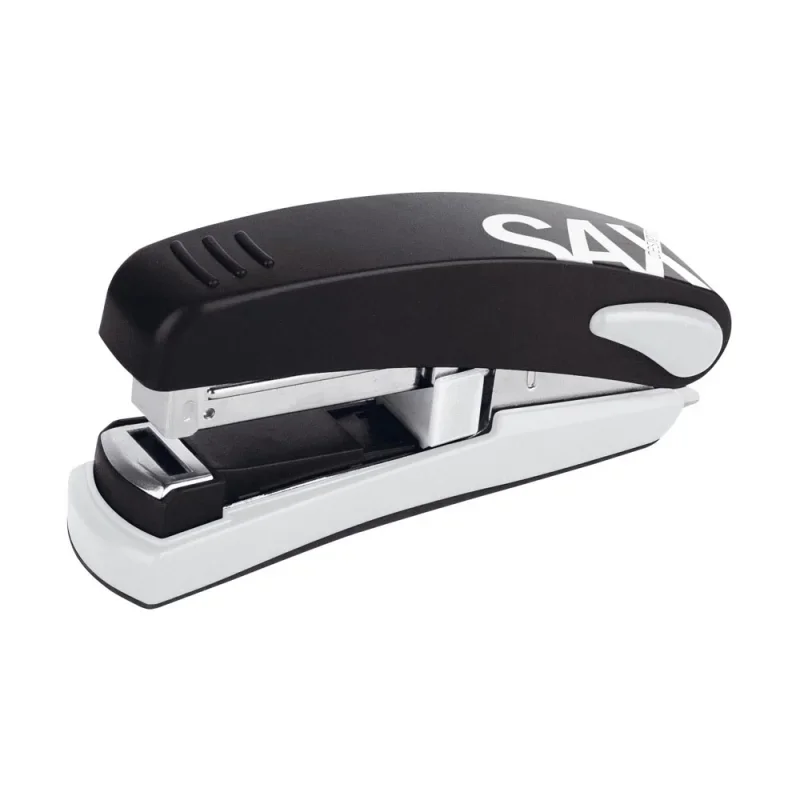 Sax 539 design fűzőgép fekete flat clinch (lapos fűzés) 30 lapos 24/6, 26/6