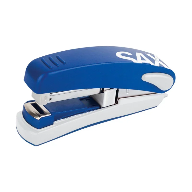 Sax 539 design fűzőgép kék flat clinch (lapos fűzés) 30 lapos 24/6, 26/6