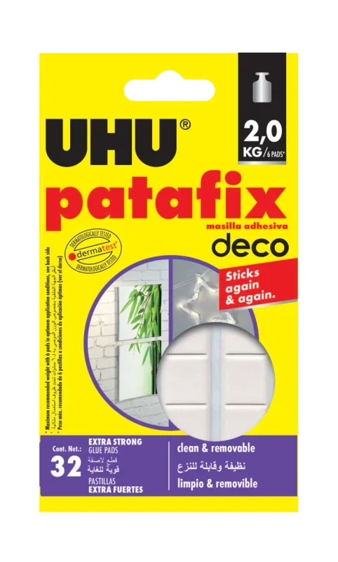 Uhu 40660 patafix homedeco öntapadó gyurmaragasztó 32 db