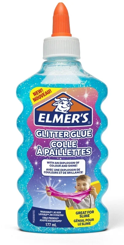 Elmer's glitteres ragasztó 2077252 kék 177ml