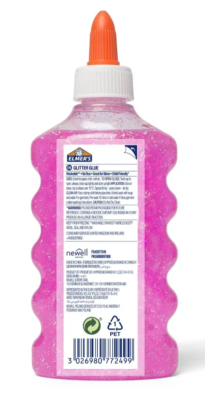 ELMERS Glitteres ragasztó Rózsaszín (177ml) 2077249