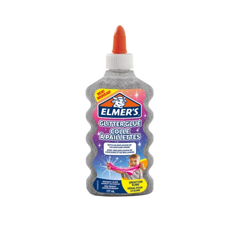 Elmer's glitteres ragasztó 2077255 ezüst 177ml
