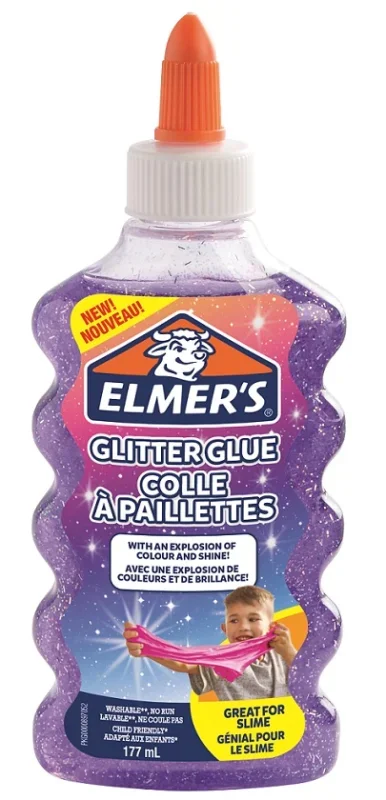 Elmer's glitteres ragasztó 2077253 lila 177ml