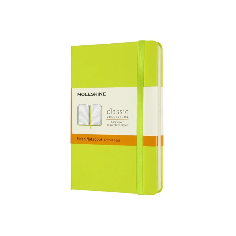 Moleskine Notesz MM710C2 kemény, LIME ZÖLD (P) vonalas