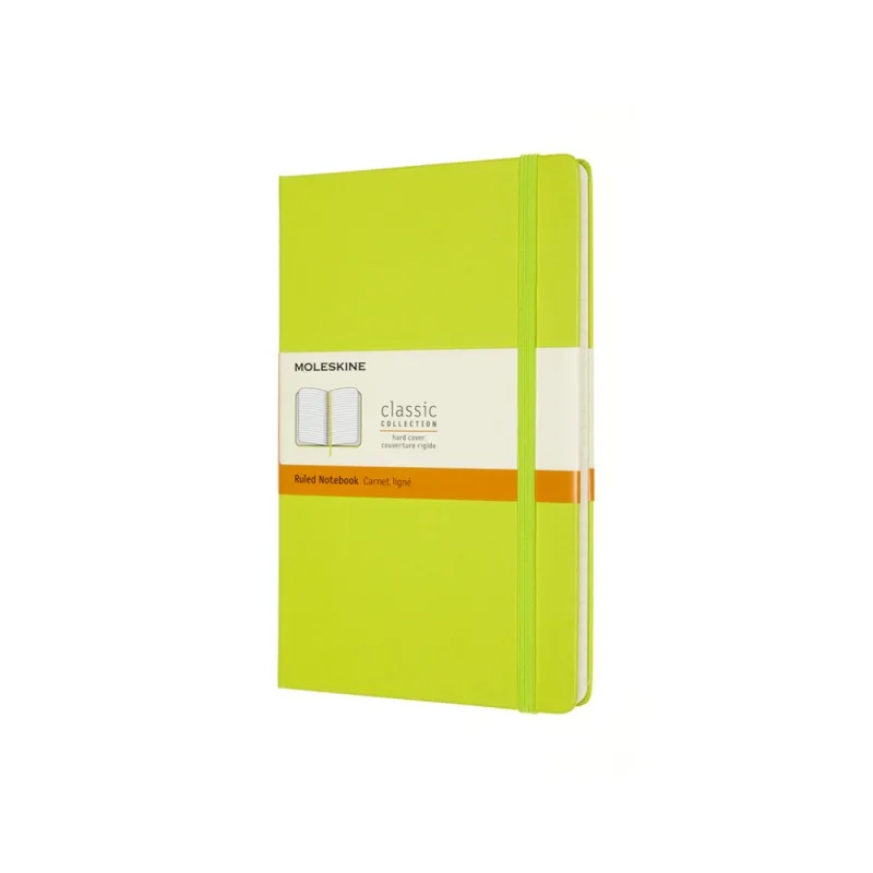 Moleskine Notesz QP060C2 kemény, LIME ZÖLD (L) vonalas