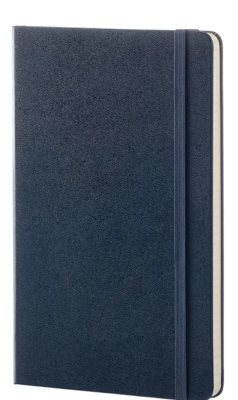 Moleskine Notesz QP061B20 Kemény Zafírkék (L) Kockás