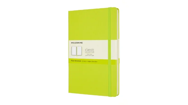 Moleskine Notesz QP062C2 kemény, LIME ZÖLD (L) sima