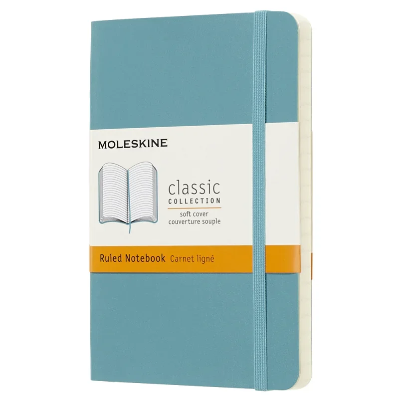 Moleskine notesz qp611b35 puha hamu kék 