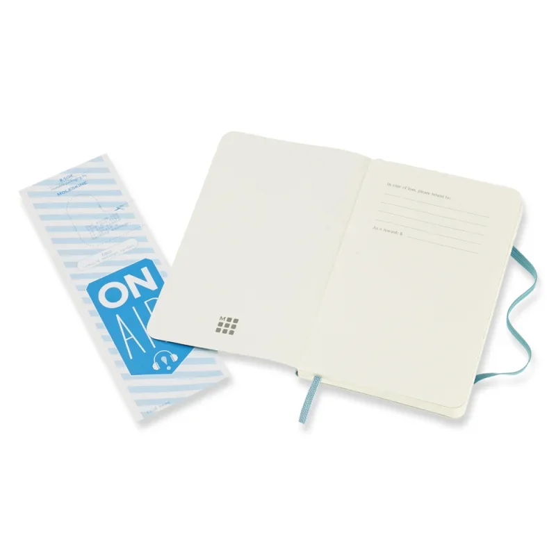 Moleskine notesz qp611b35 puha hamu kék 