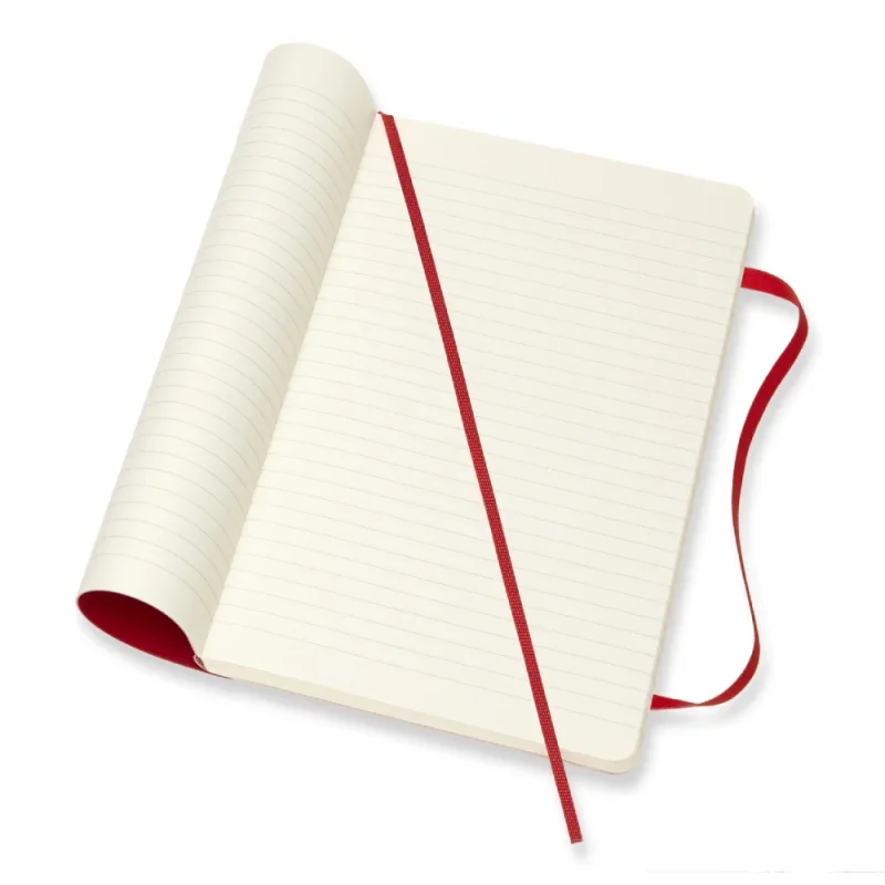 Moleskine notesz qp616f2 puha skarlát piros 