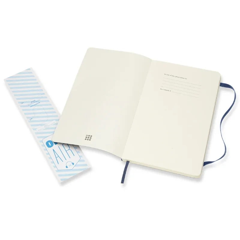 Moleskine notesz qp616b20 puha zafír kék 