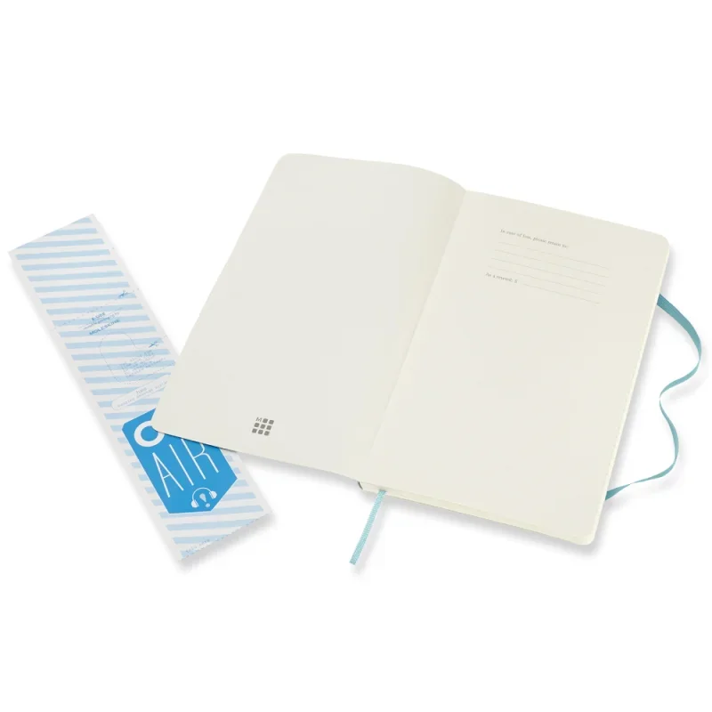 Moleskine notesz qp616b35 puha hamu kék 