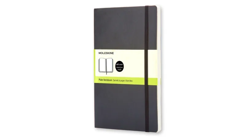 Moleskine notesz qp618 puha fekete 