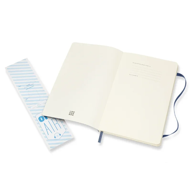 Moleskine notesz qp618b20 puha zafír kék 