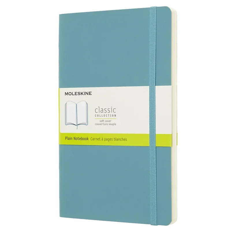 Moleskine notesz qp618b35 puha hamu kék 