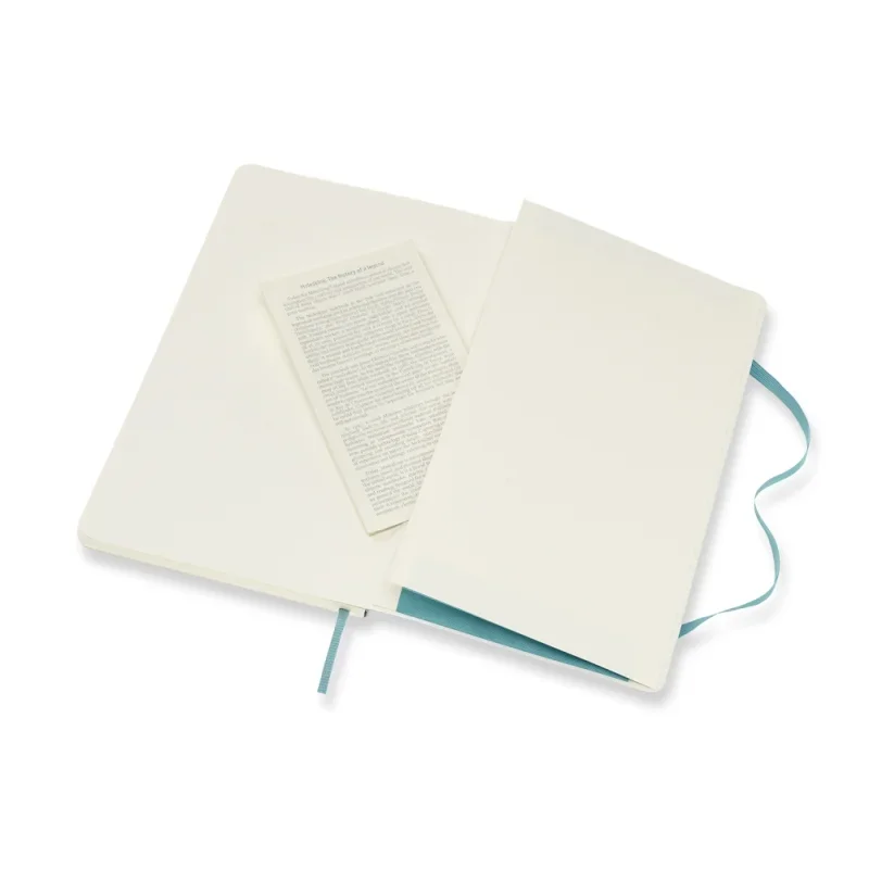 Moleskine notesz qp618b35 puha hamu kék 