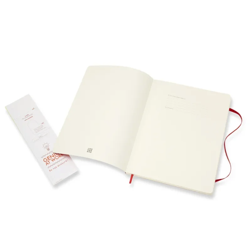 Moleskine notesz qp621f2 puha skarlát piros 