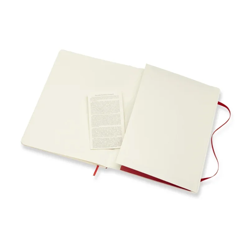 Moleskine notesz qp621f2 puha skarlát piros 