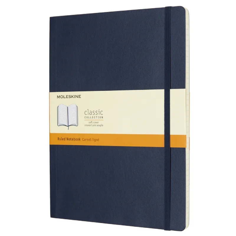 Moleskine notesz qp621b20 puha zafír kék 