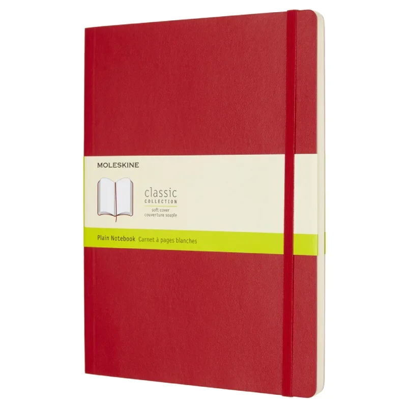 Moleskine notesz qp623f2 puha skarlát piros 