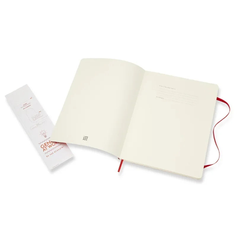 Moleskine notesz qp623f2 puha skarlát piros 
