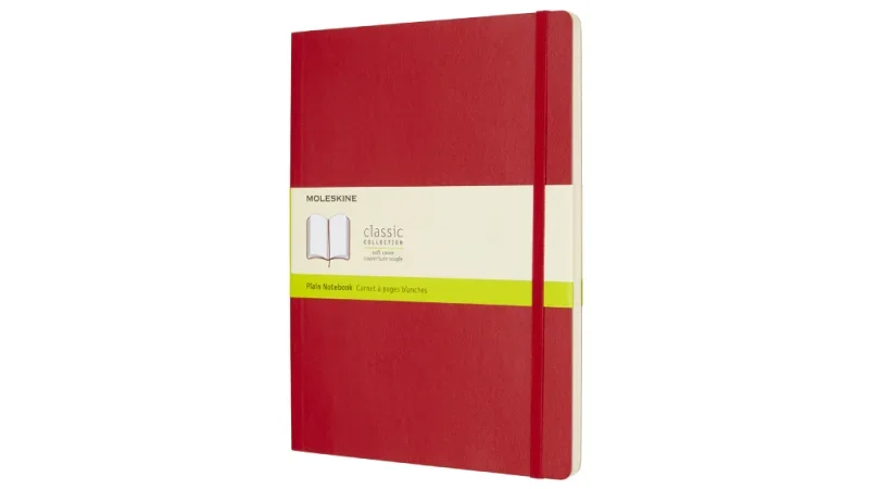 Moleskine notesz qp623f2 puha skarlát piros 