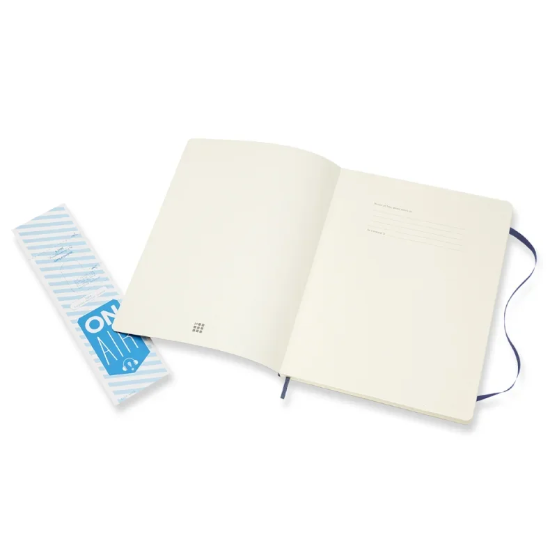 Moleskine notesz qp623b20 puha zafír kék 