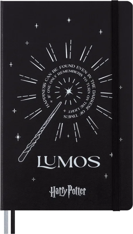 Moleskine Notesz HARRY POTTER LUMOS kemény borító (L) vonalas