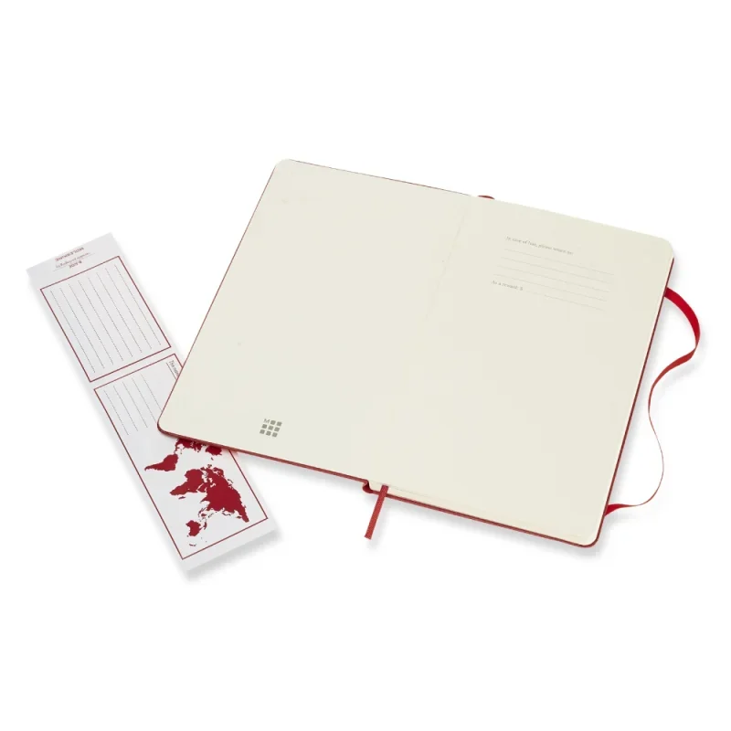 Moleskine notesz qp066f2 kemény skarlát piros 