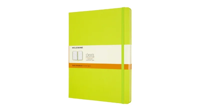 Moleskine Notesz QP090C2 kemény, LIME ZÖLD (XL) vonalas