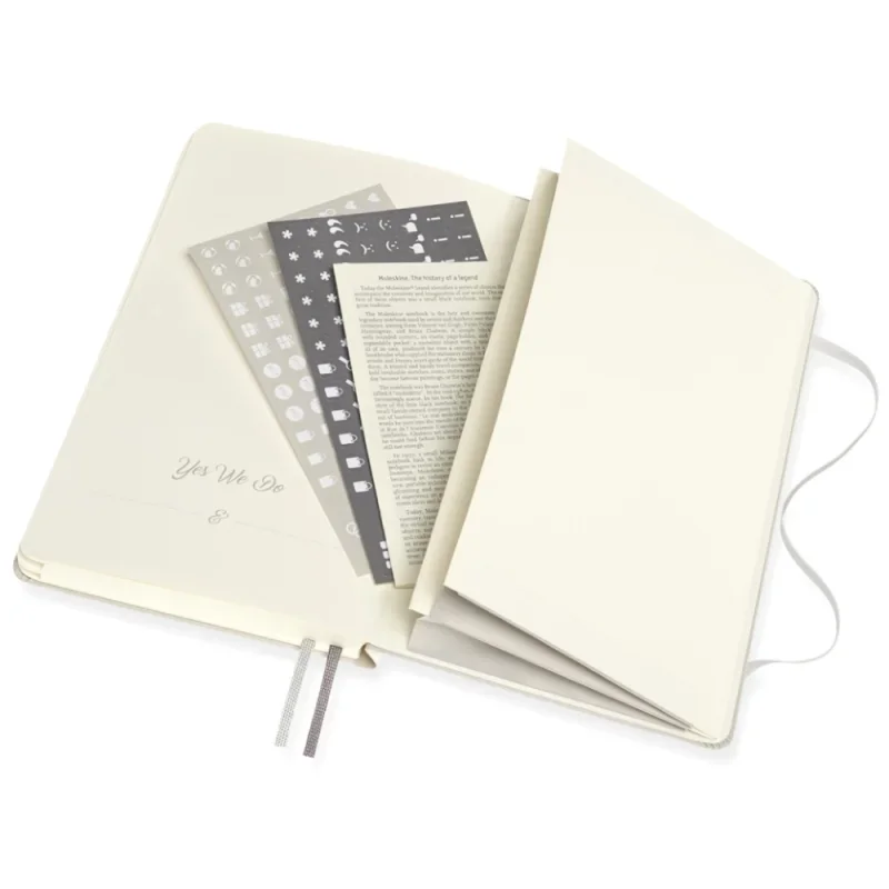 Moleskine notesz passion paswedd kemény fehér 