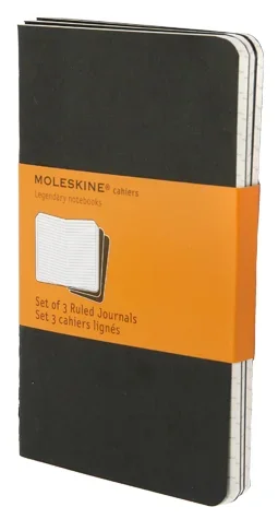 Moleskine jegyzetfüzet cahier 3db qp311 fekete 